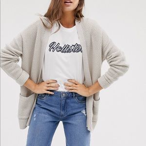 Hollister oversized knit cardigan